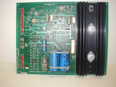 Super Pac-Man Power Supply PCB (Item #50) (Unknown Operational Condition) (Most Likely Not Working) $59.99